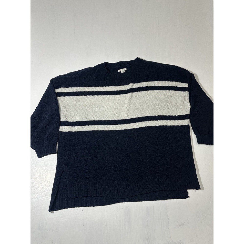 America Eagle Vintage Navy/White Soft Oversized Sweater Size Medium